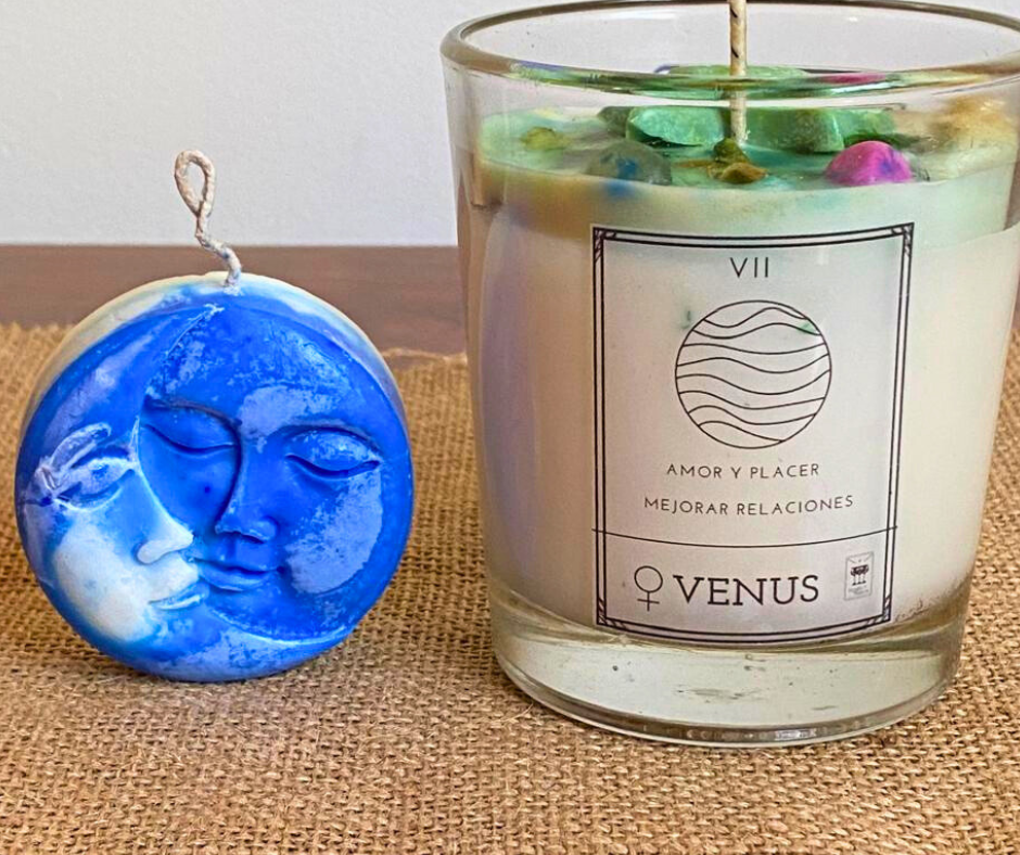 Vela de Soya del Amor y las Relaciones Venus