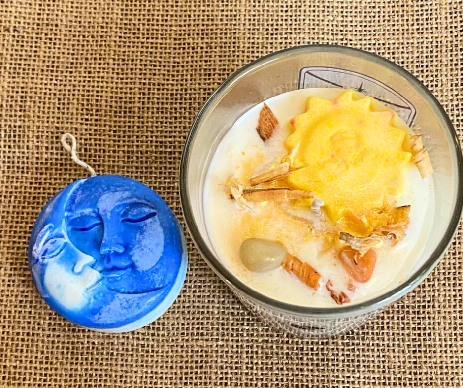 Vela de Soya de Vitalidad y Salud el Sol